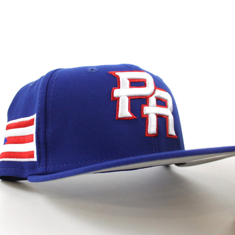 Casquette New Era Porto Rico WBC (World Baseball Classic) - Taille 7 3/4, Bleue, Laine, Neuve