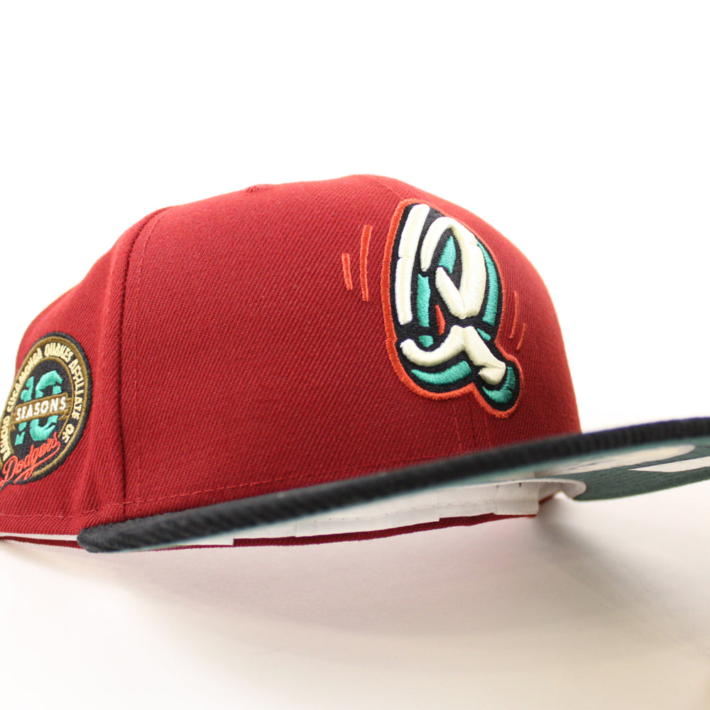 Rancho Cucamonga Quakes 10th SEASON 59Fifty New Era Fitted Hats Red C rancho-cucamonga-quakes-10th-season-59fifty-new-era-fitted-hats-red-c