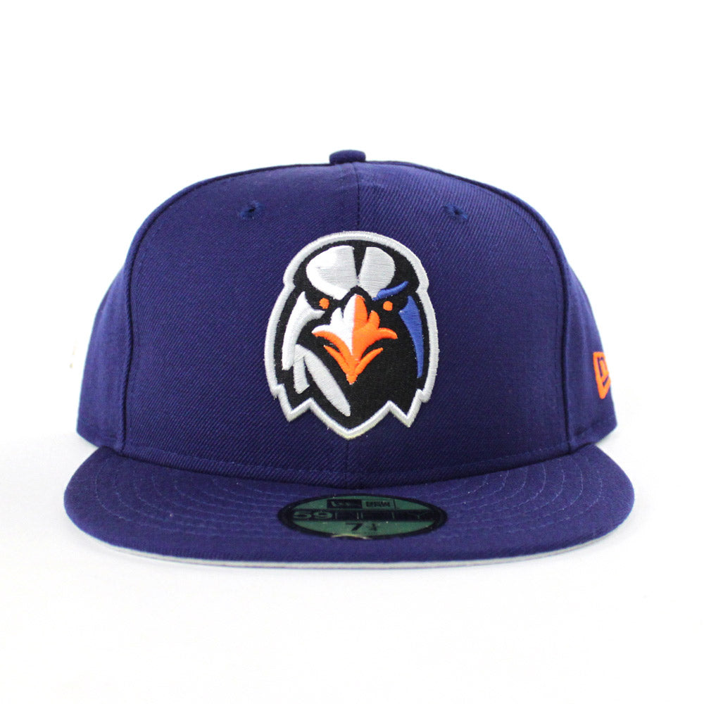 Aberdeen IronBirds New Era 59Fifty Fitted Hat (Blue Gray Under Brim