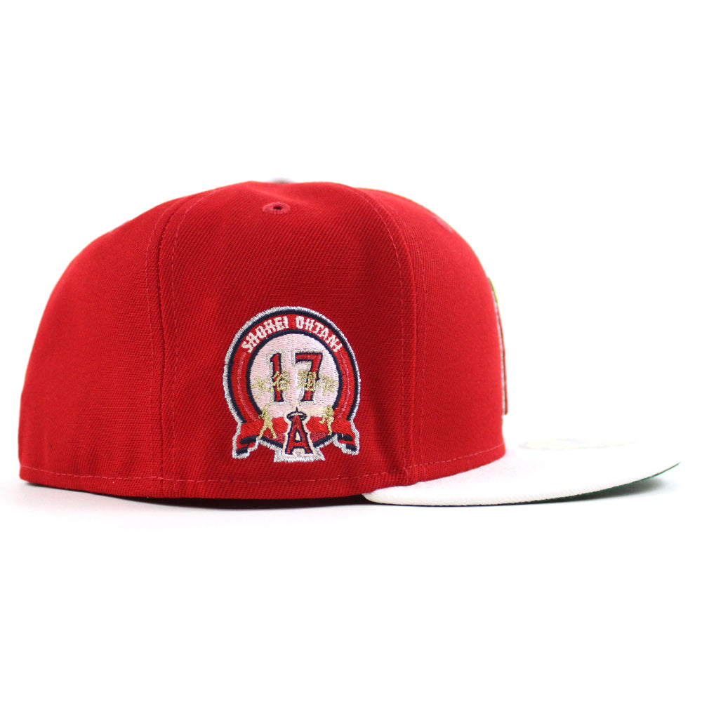 Anaheim Angels Shohei Ohtani 17th Patch New Era 59Fifty Fitted Hat (Sc ...