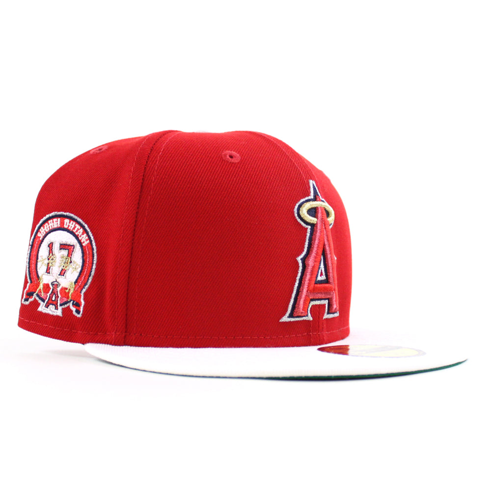 ANAHEIM ANGELS SHOHEI OHTANI #17 JAPAN BLACK JERSEY NEW ERA FITTED CAP –  SHIPPING DEPT