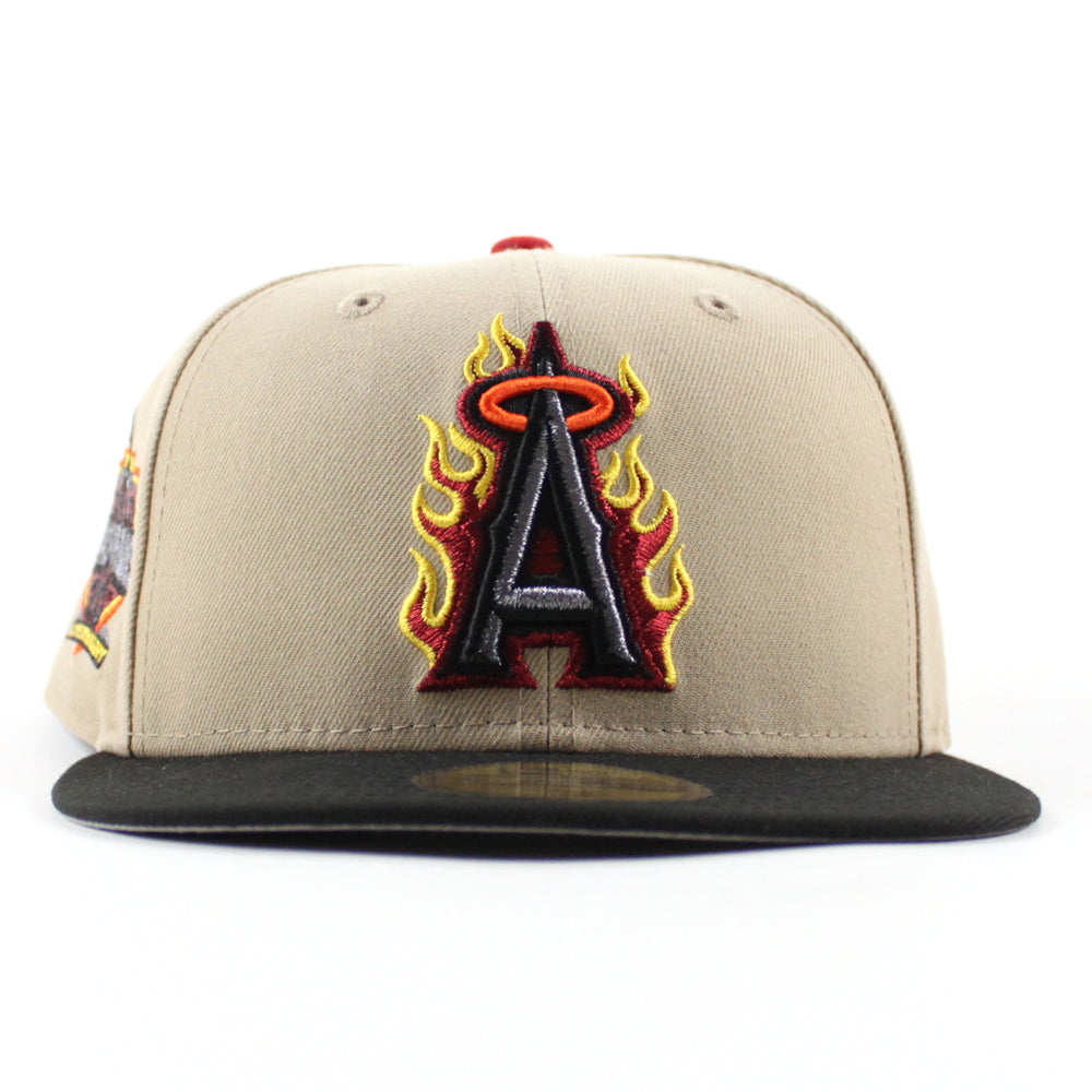 Anaheim Angels 20th Anniversary New Era 59Fifty Fitted Hat (Camel