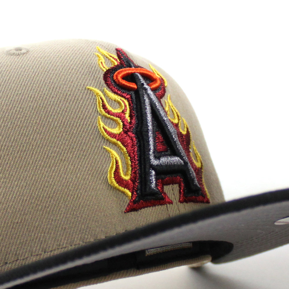 Anaheim Angels 20th Anniversary New Era 59Fifty Fitted Hat (Camel