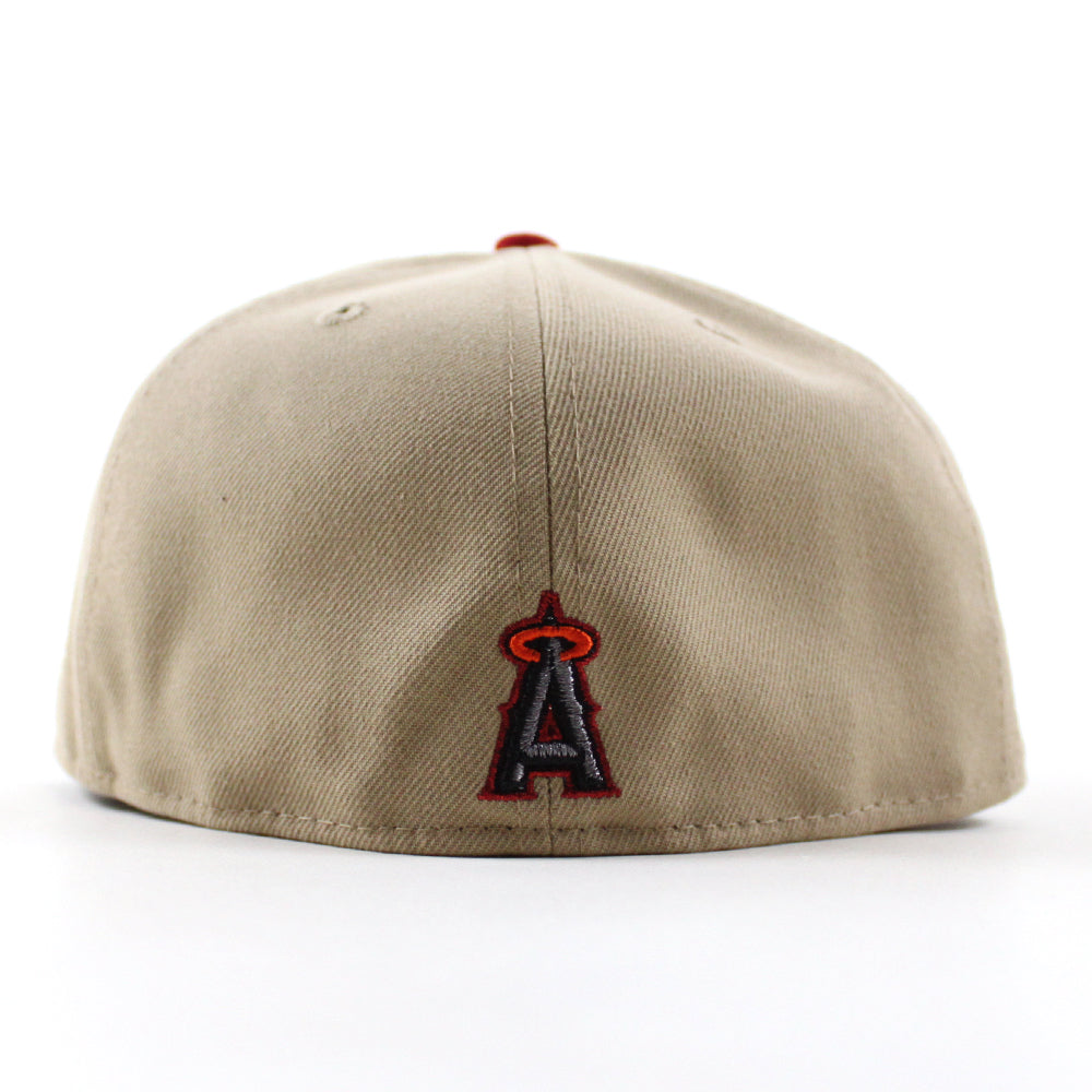 Anaheim Angels 20th Anniversary New Era 59Fifty Fitted Hat (Camel