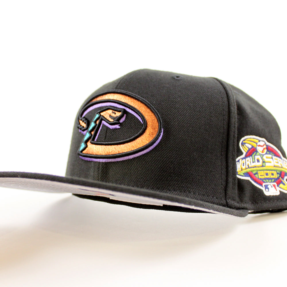 Purple Arizona Diamondbacks City Patch Gray Bottom New Era 59FIFTY Fitted 7 5/8