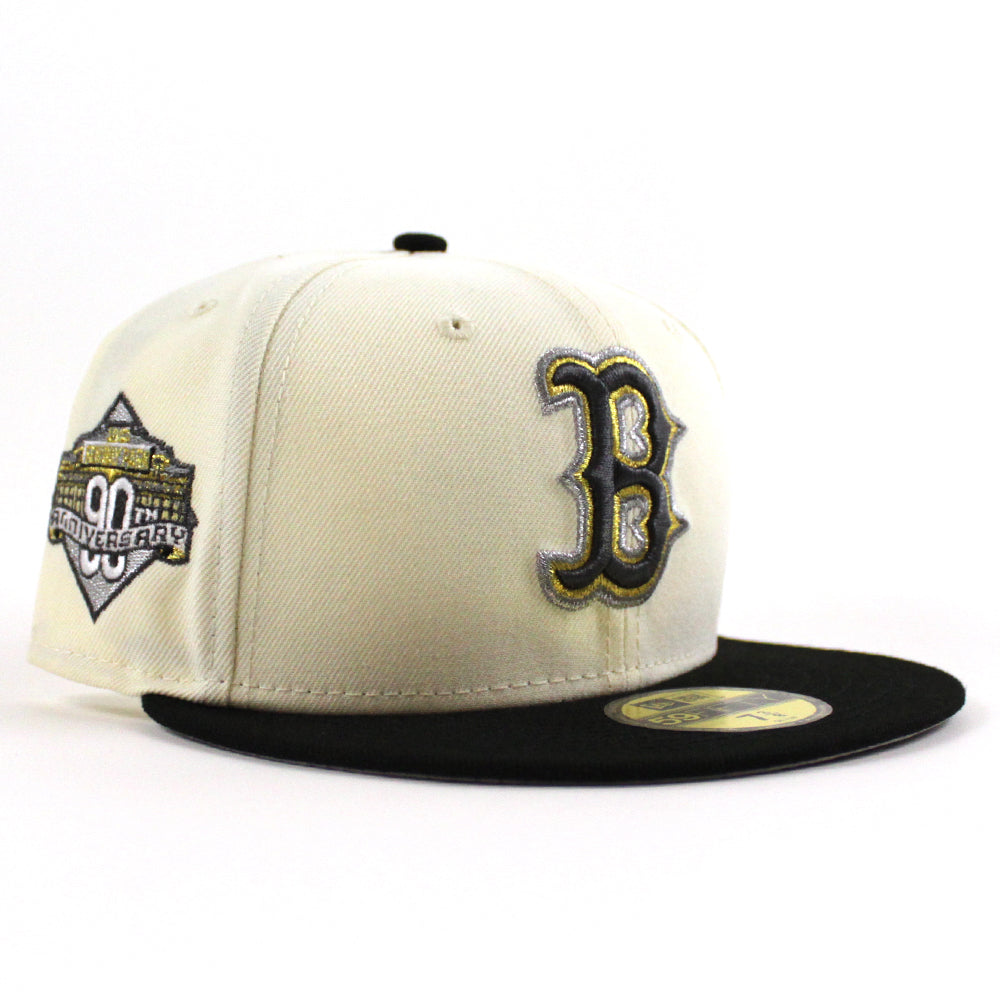 送料無料 店舗 Anniversary 90th Redsox Boston New Hat Fitted 59Fifty Era 帽子