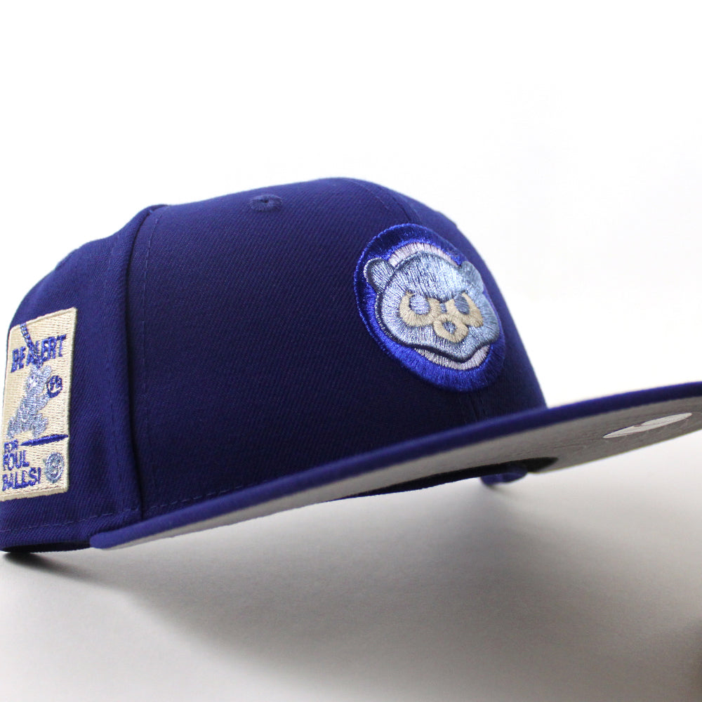 Chicago Cubs be Alert For Foul Balls New Era 59Fifty Fitted Hat