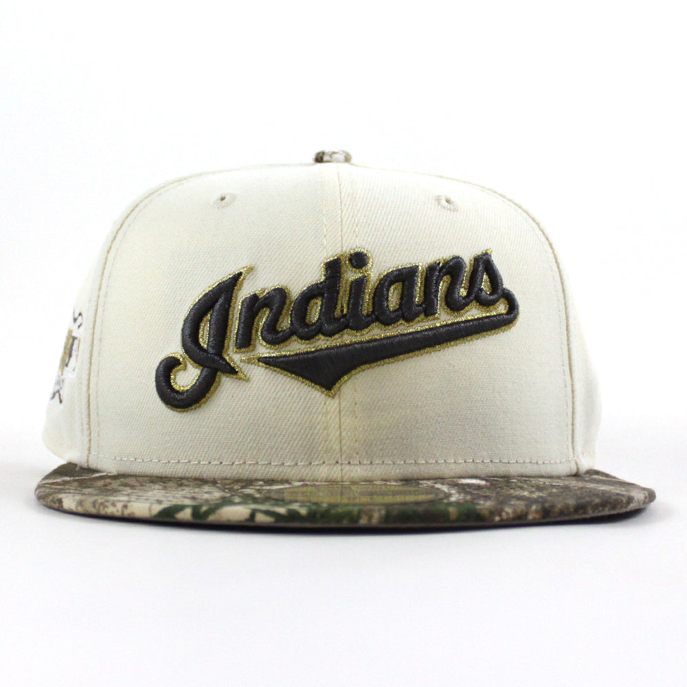 Cleveland Indians 2019 All Star Game New Era 59FIFTY Fitted Hat (Chrome White Realtree Gray Under BRIM) 7 3/4