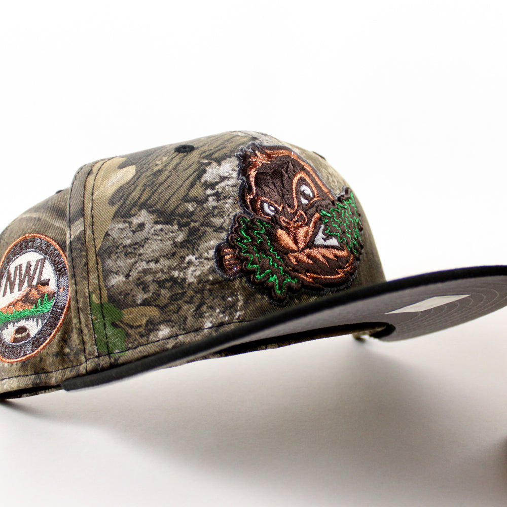 Hellrazors New Era 59Fifty Fitted Hat (Real Tree Camo Scarlet Red