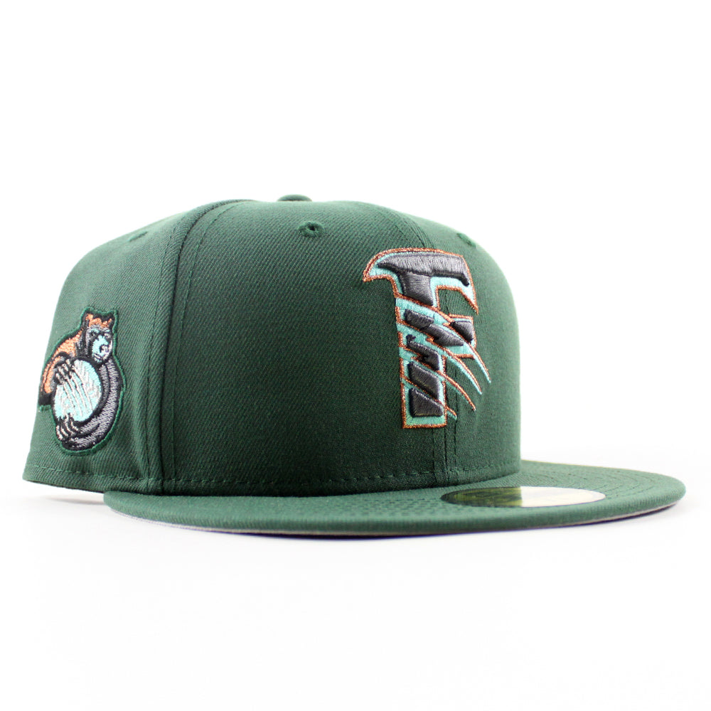 8 Ball New Era 59Fifty Fitted Hat (Green White Gray Under Brim