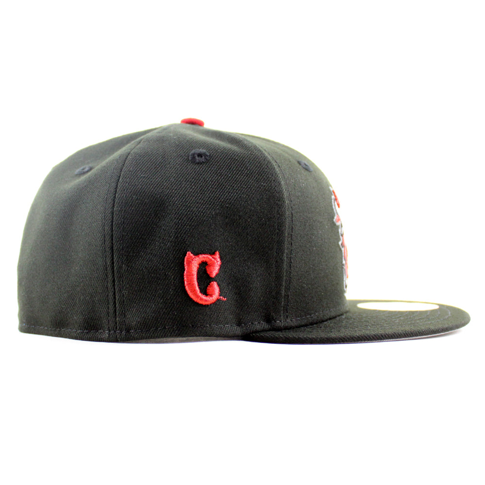 Hellrazors New Era 59Fifty Fitted Hat (Black Gray Under Brim