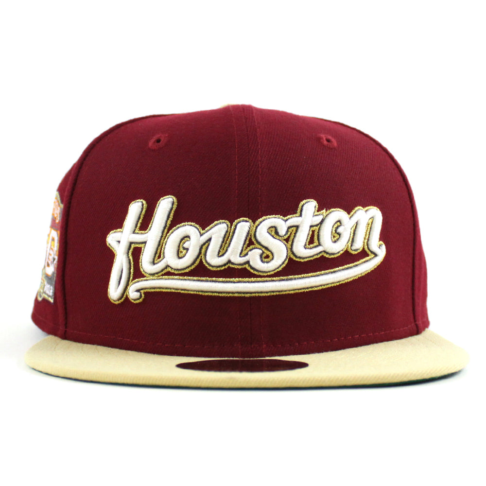 Mitchell & Ness Houston Rockets Snapback Red Bottom Red White