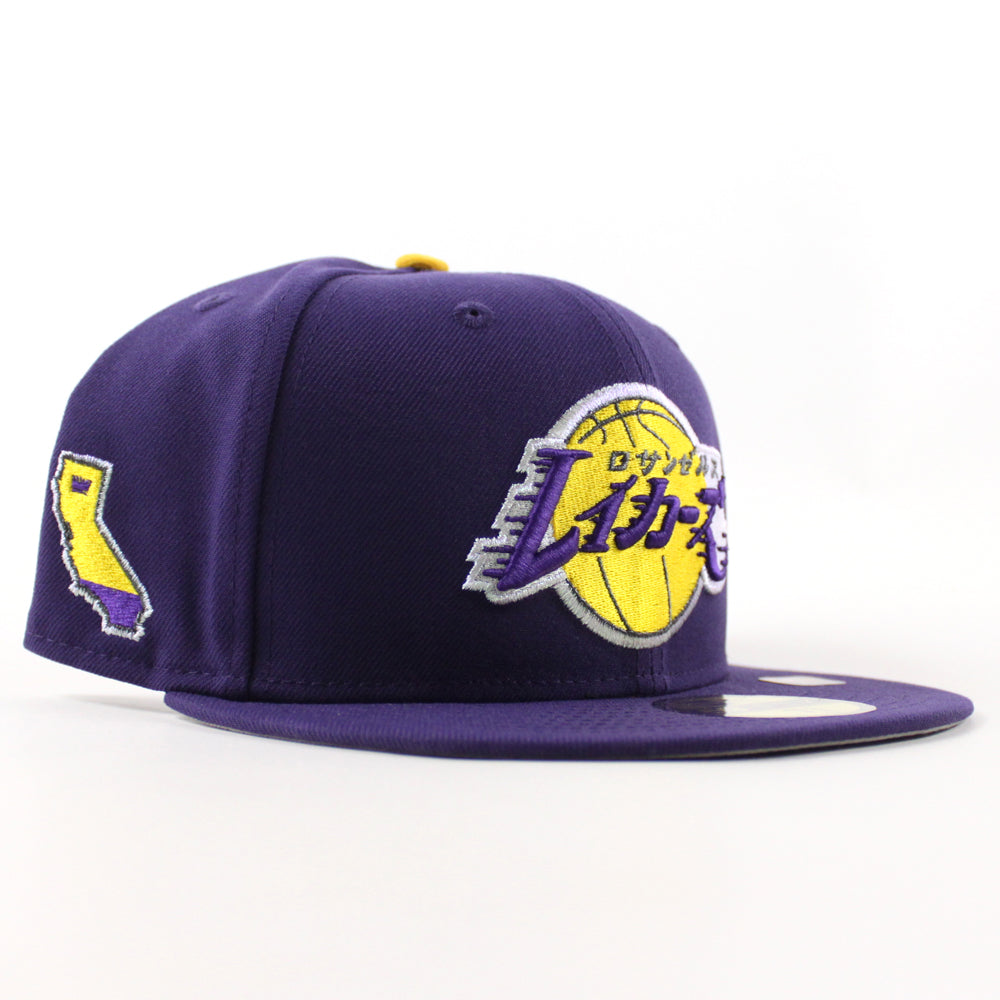 KATAKANA Los Angeles Lakers New Era 59Fifty Fitted Hat