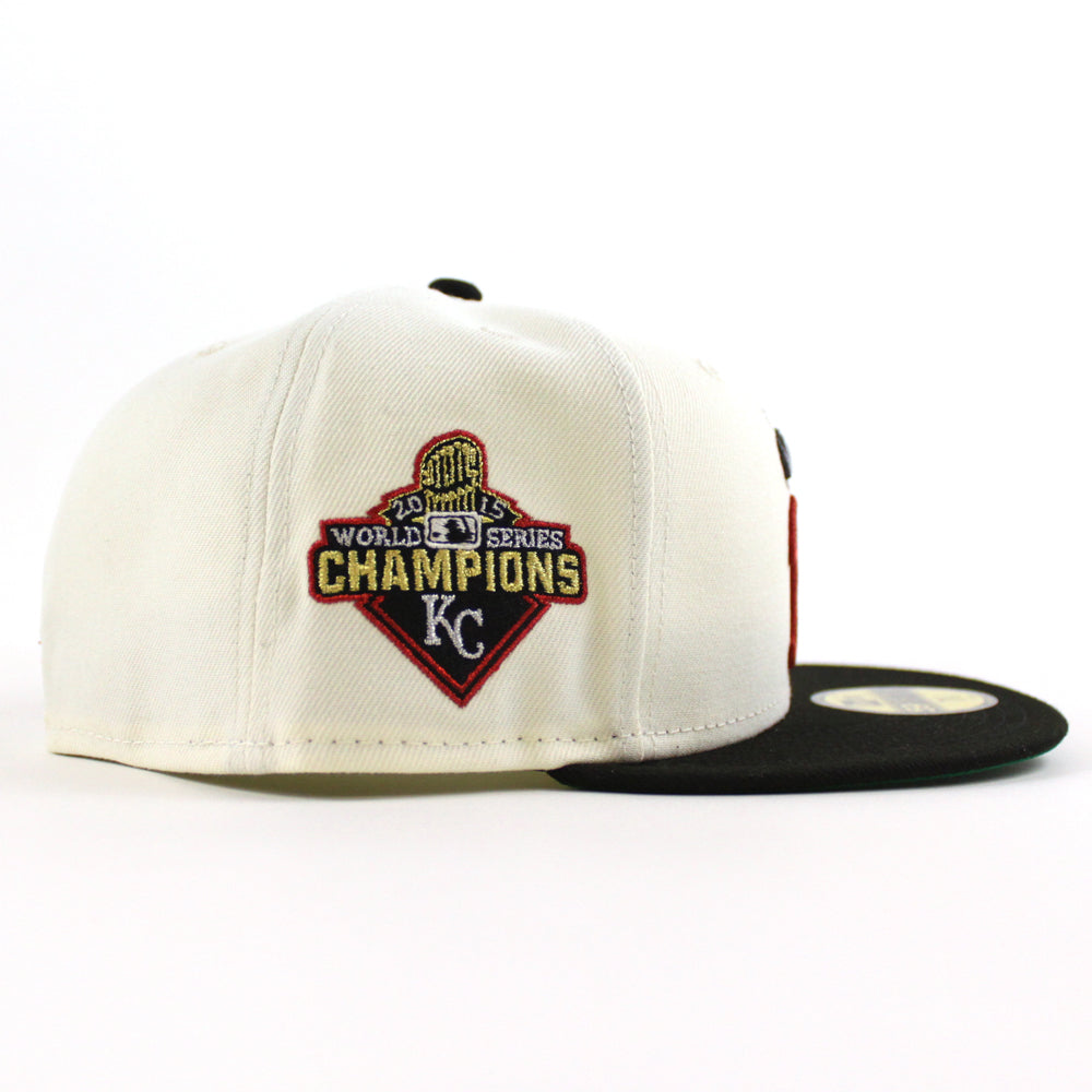 Kansas City Royals 2015 World Series New Era 59Fifty Fitted Hat Chrom ECAPCITY
