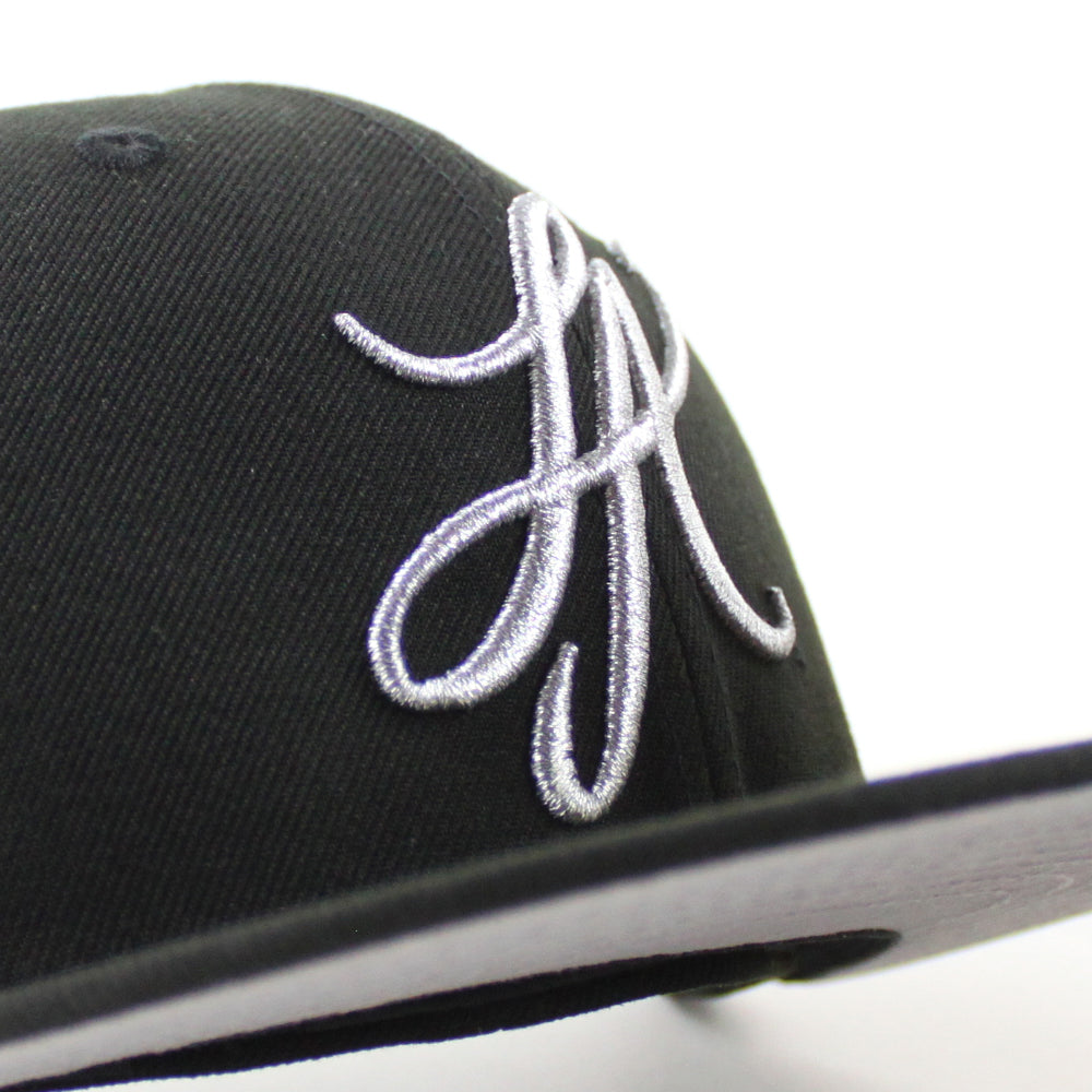 LA Script New Era 59Fifty Hat (Black Gray UNDER BRIM) – ECAPCITY