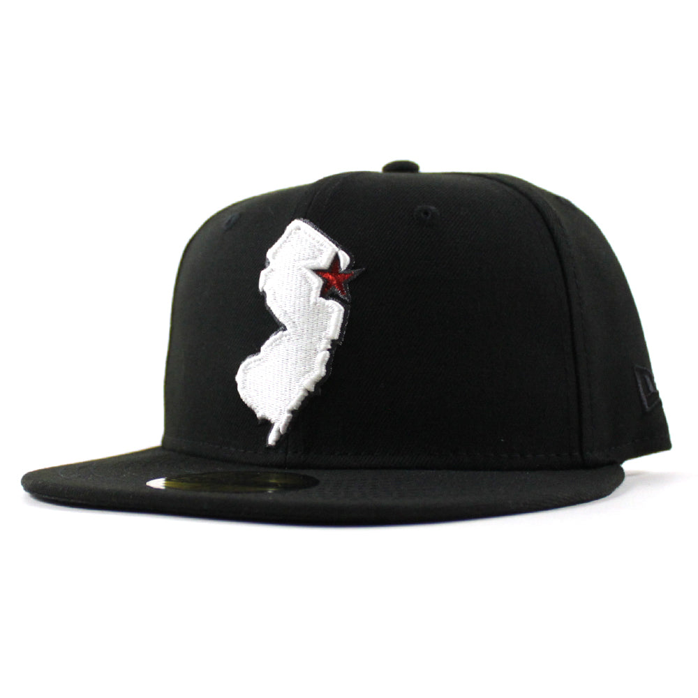 NJ State New Era 59Fifty Fitted Hat (Black Gray Under Brim) – ECAPCITY