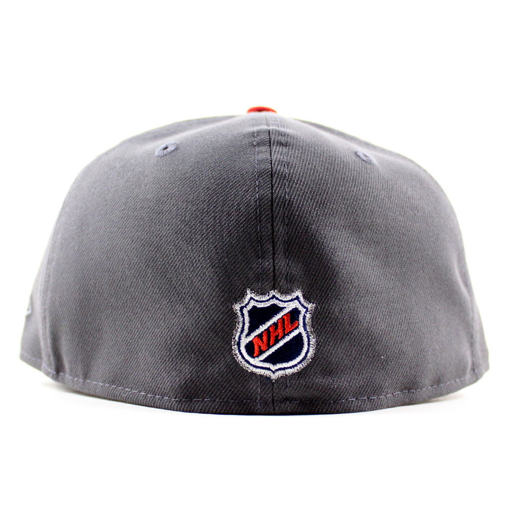 New Era 59FIFTY キャップ グレー Sデビルロゴ 7 1/2 New Jersey Devils 35 Years New Era 59Fifty Fitted Hat (Graphite