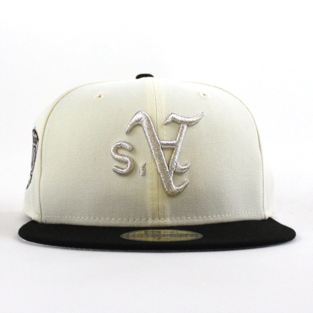 Oakland Athletics City Icon Chrome White 59FIFTY Fitted Cap