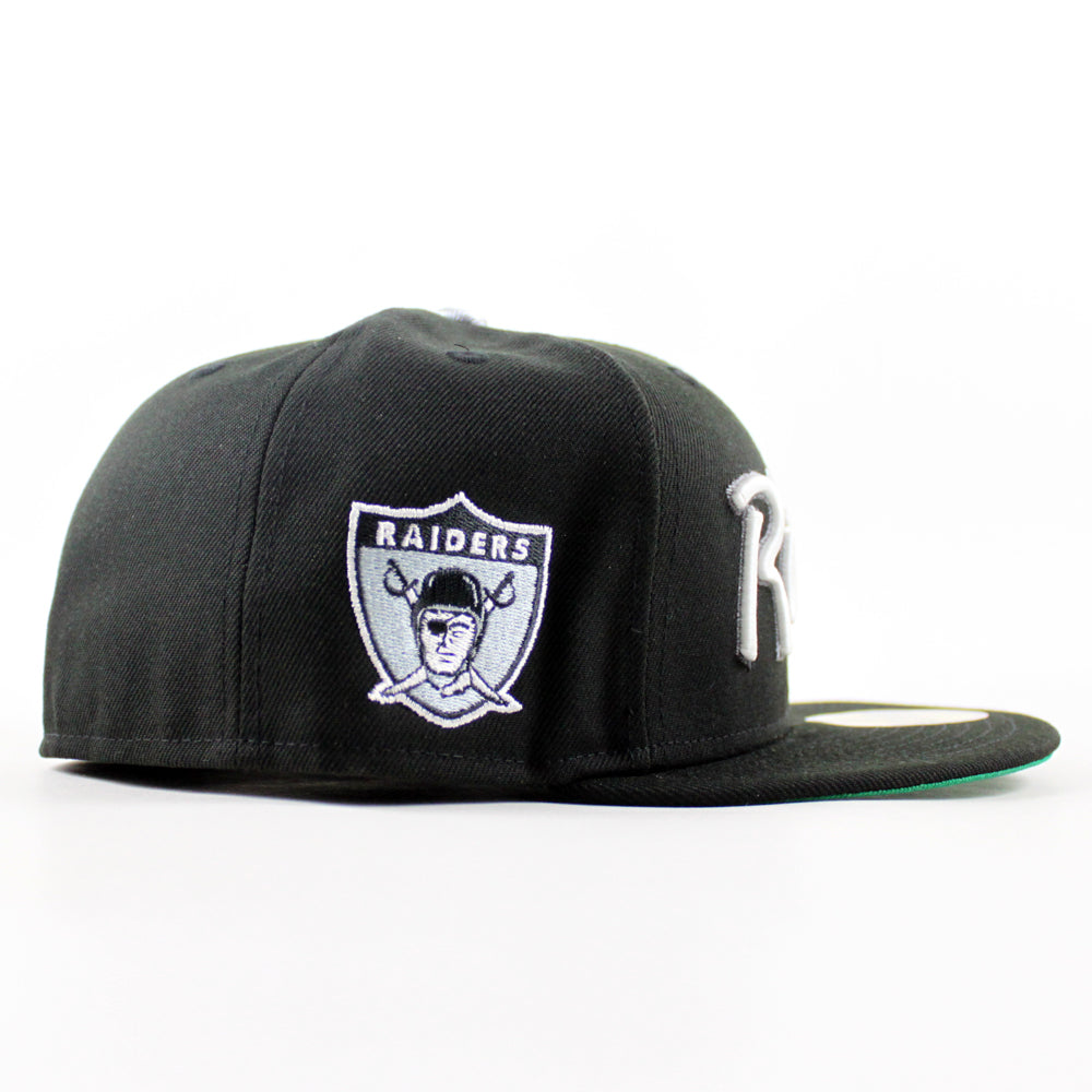 Oakland Raiders Pirate Patch New Era 59Fifty Fitted Hat (Black