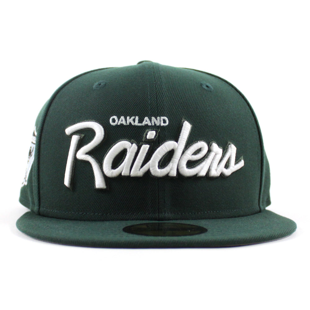 Oakland Raiders Pirate Patch New Era 59Fifty Fitted Hat (Dark