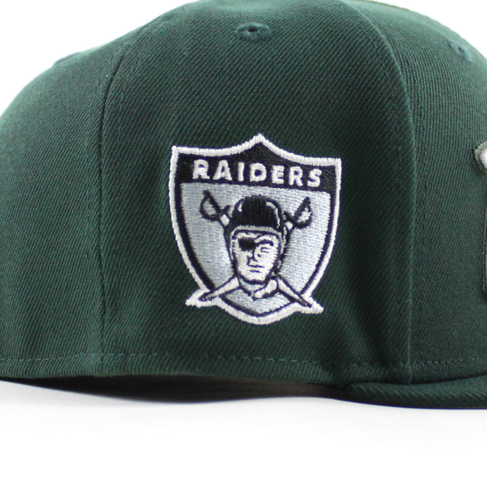 Oakland Raiders Pirate Patch New Era 59Fifty Fitted Hat (Dark