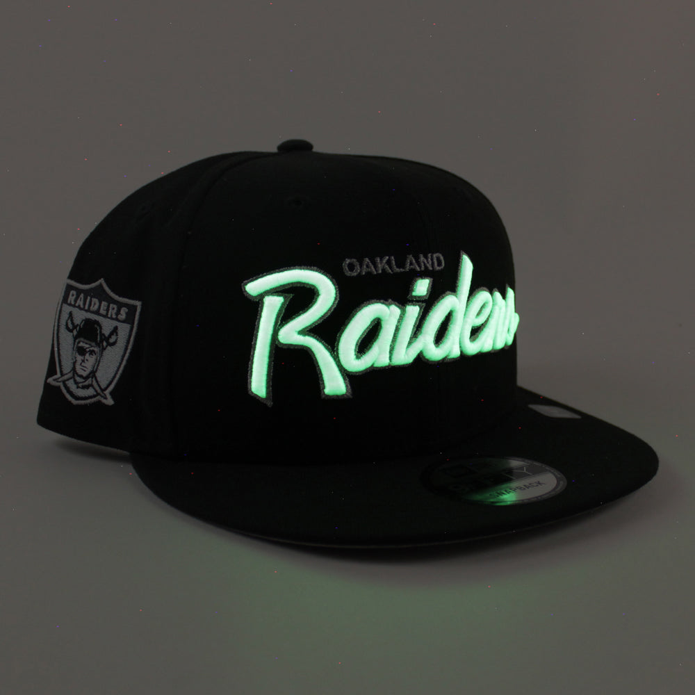 Oakland Raiders Pirate Patch New Era 9Fifty SnapBack (Black Gray