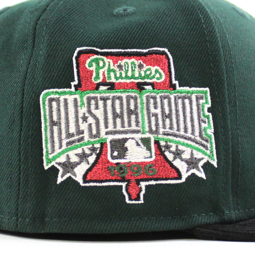 Philadelphia Phillies 1996 All Star Game 59FIFTY New Era Fitted Hat (Vegas Gold Corduroy Gray Under BRIM) 7 1/8