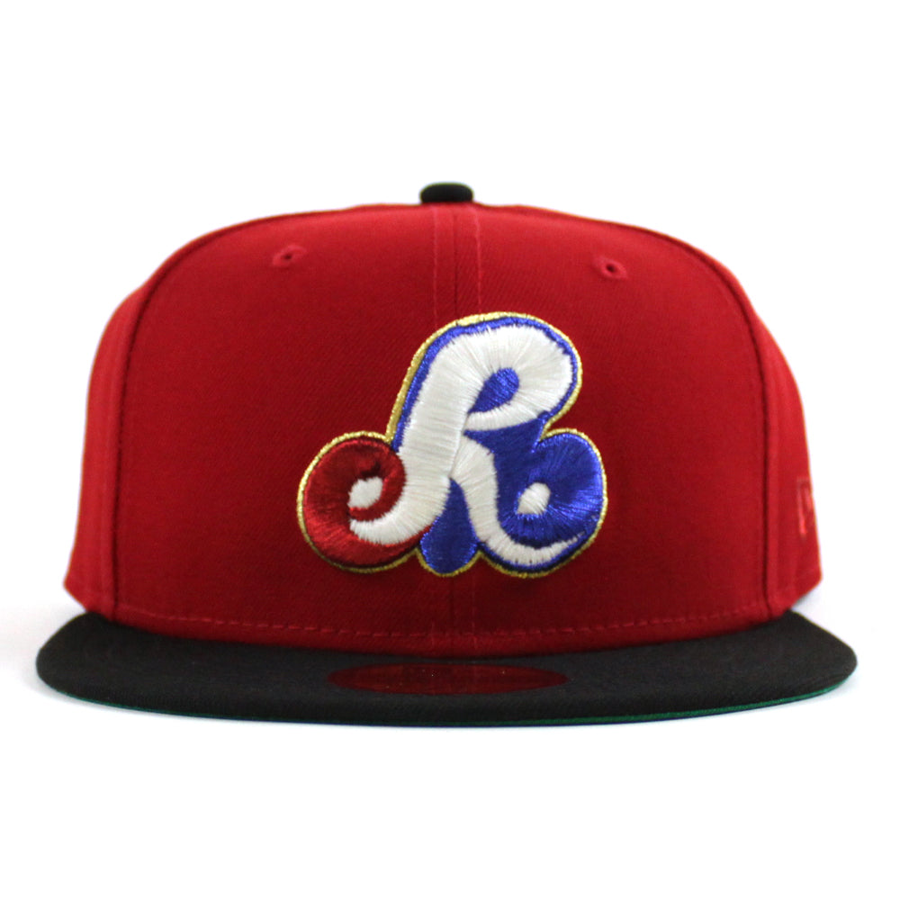 ROOSTER New Era 59Fifty Fitted Hat (Chrome White Maroon Green Under Br –  ECAPCITY