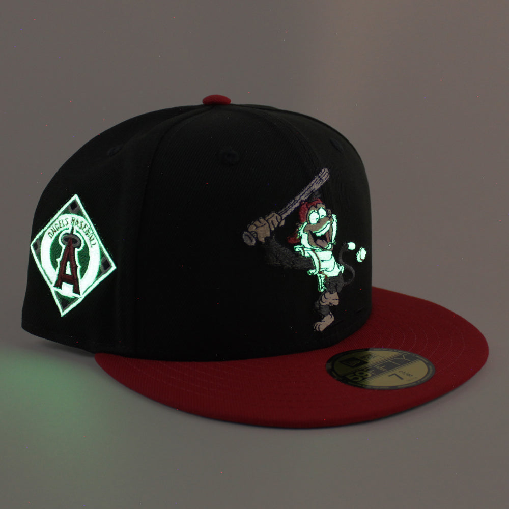 Angels Rally Monkey Pin Rally Monkey Los Angeles Angels Baseball Patch New Era 59Fifty Fitted ...