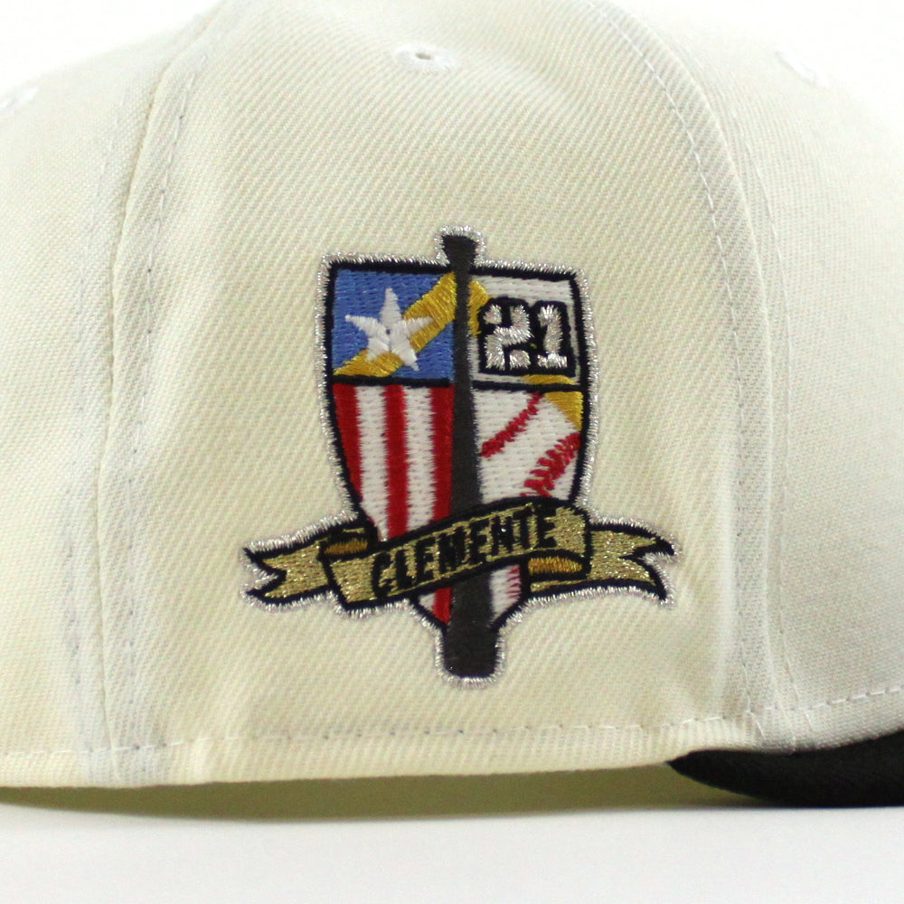 New Era Pittsburgh Pirates Roberto Clemente Chrome Gold Two Tone Edition  59Fifty Fitted Hat, EXCLUSIVE HATS, CAPS