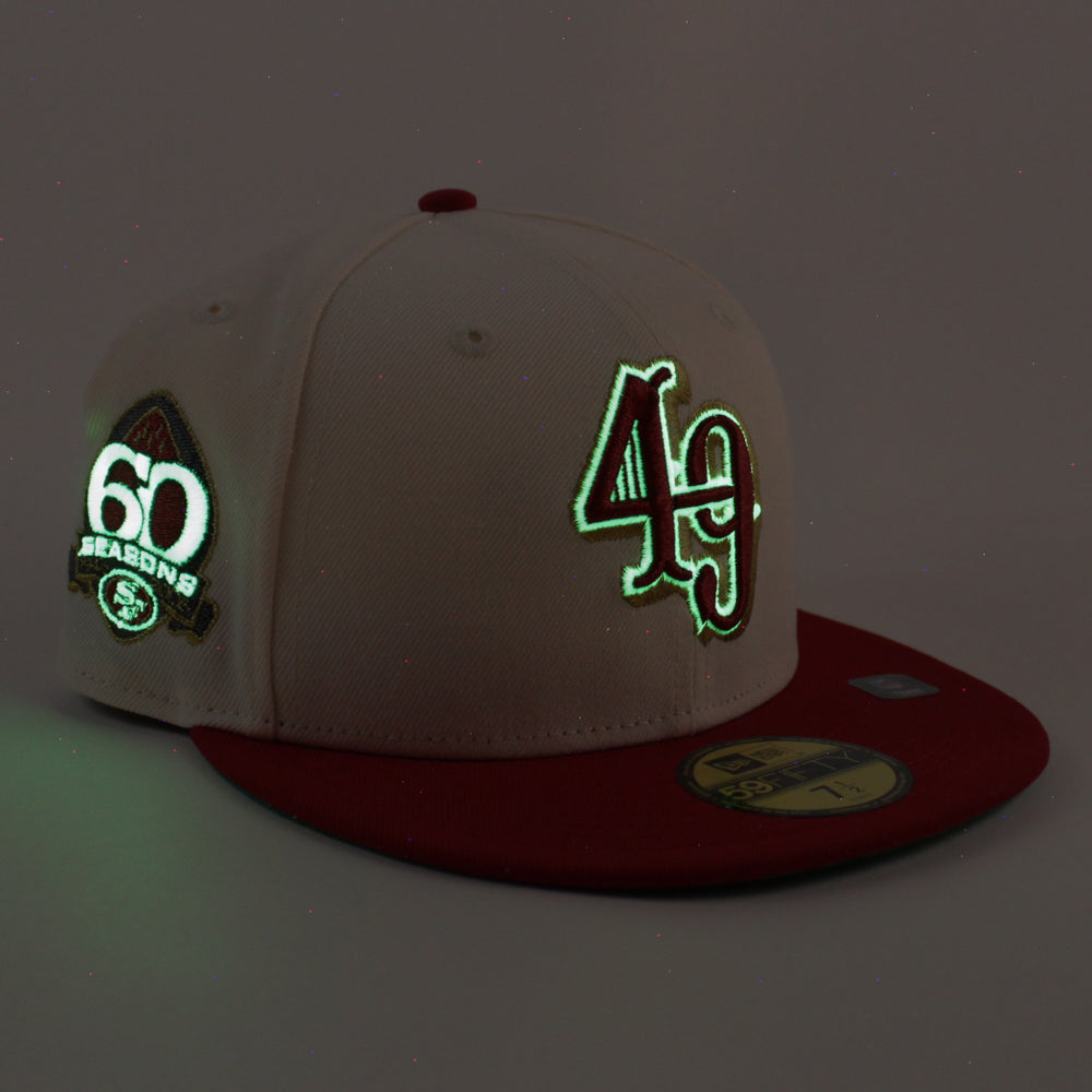 Eye of Horus New Era 59Fifty Fitted Hats (Black White Gray Under