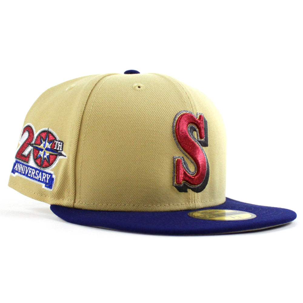 Tucson Roadrunners New Era 59FIFTY Fitted Hat (Song Bird Blue Vegas Gold Gray Under BRIM) 7 1/4
