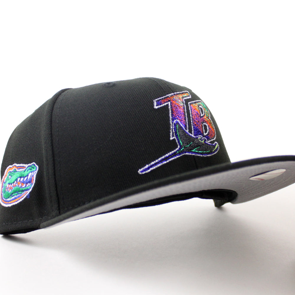 Tampa Bay Devil Rays x Florida Gators New Era 59Fifty Fitted Hat (Blac ...