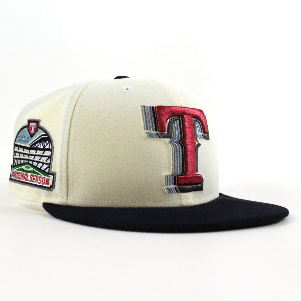 Texas Rangers 2020 Inaugural Season New Era 59Fifty Fitted Hat (Chrome ...