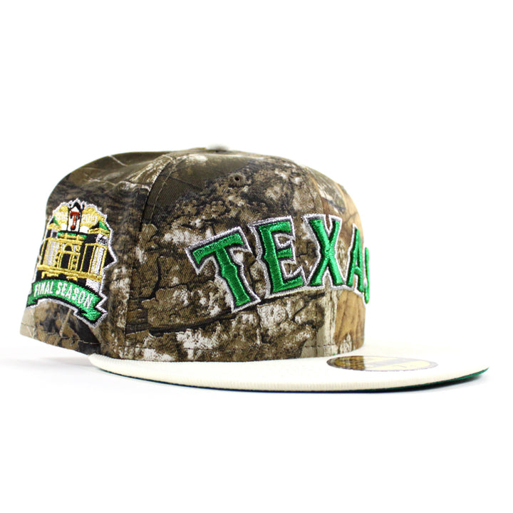 Texas Rangers Final Season New Era 59Fifty Fitted Hat (RealTree Camo C ...