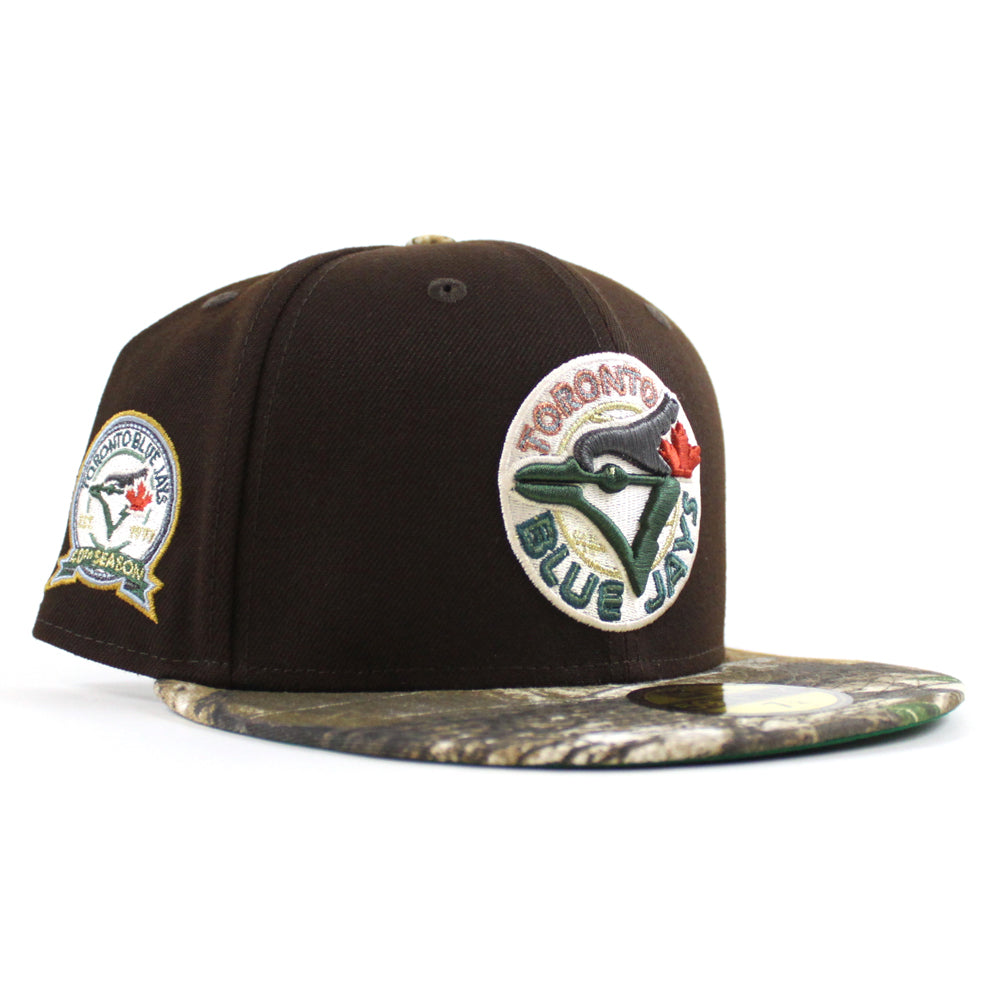 Toronto Blue Jays New Era Custom 59FIFTY Olive Camo Sweatband Fitted Hat, 7 1/4 / Olive Green
