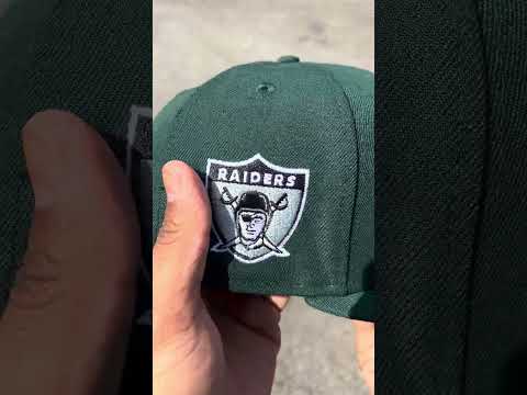 Oakland Raiders Pirate Patch New Era 59Fifty Fitted Hat (Dark