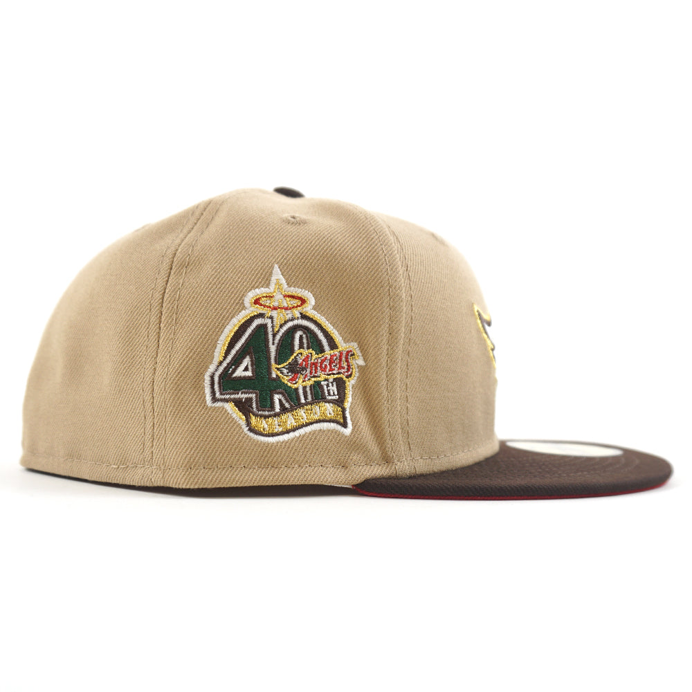 Anaheim Angels 40th ECAPCITY 59Fifty Hat New Year Anniversary (GITD Fitted Era –
