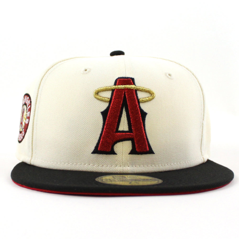 Anaheim Angels A City Connect New Era 59Fifty Fitted Hat (Chrome Black –  ECAPCITY