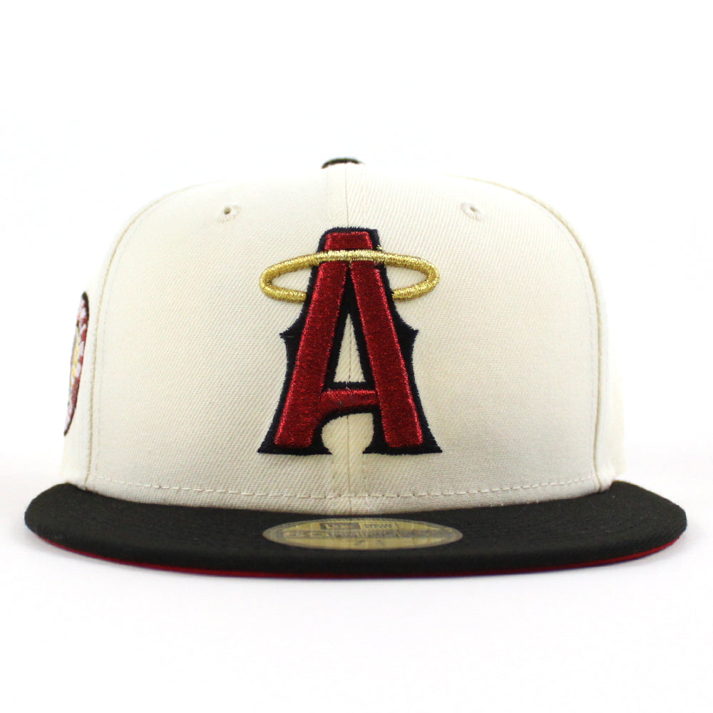 Anaheim Angels A City Connect New Era 59Fifty Fitted Hat (Chrome White ...