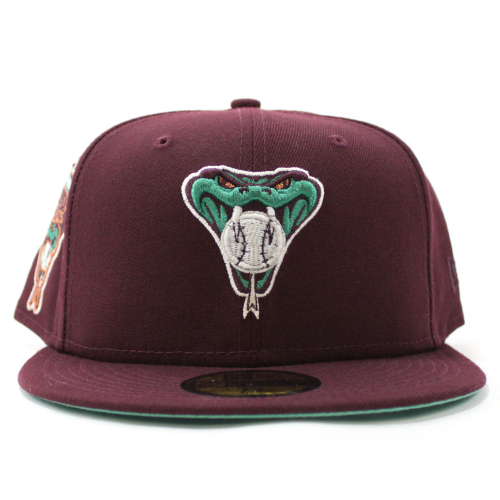 Maroon diamondbacks hat Clearance