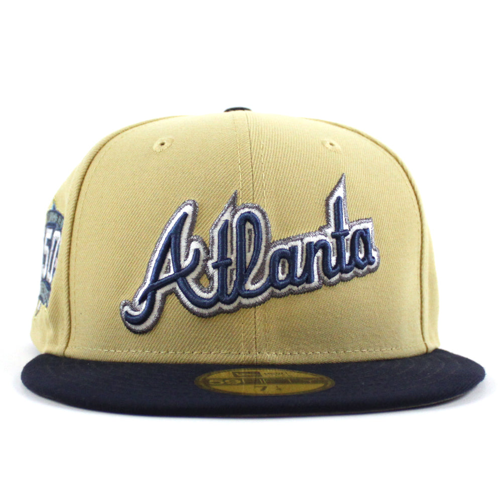 Official New Era Atlanta Braves MLB State Park Navy 59FIFTY Fitted
