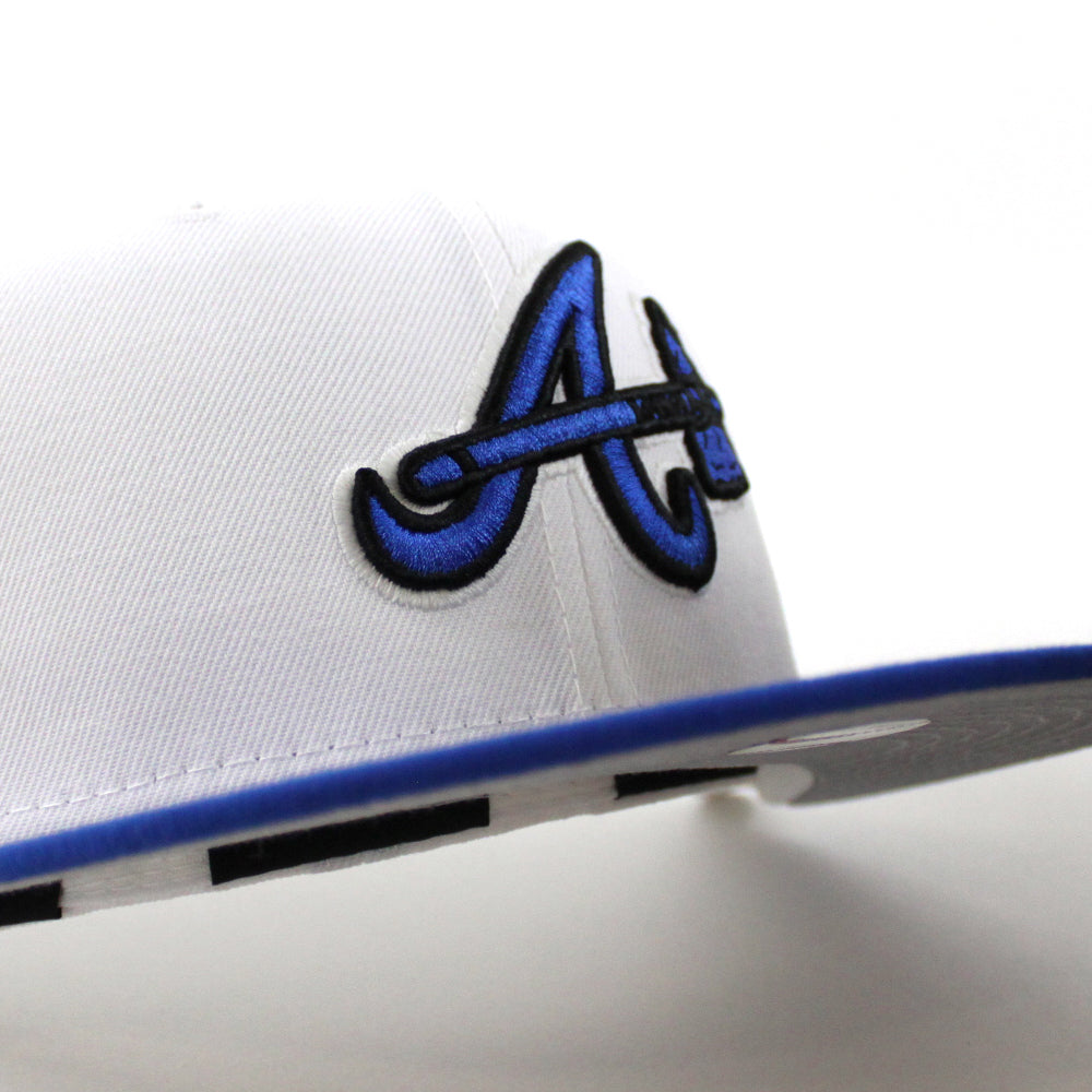 Atlanta Braves 17th Inaugural Season New Era 59Fifty Fitted Hat (White Blue  Gray Under Brim)