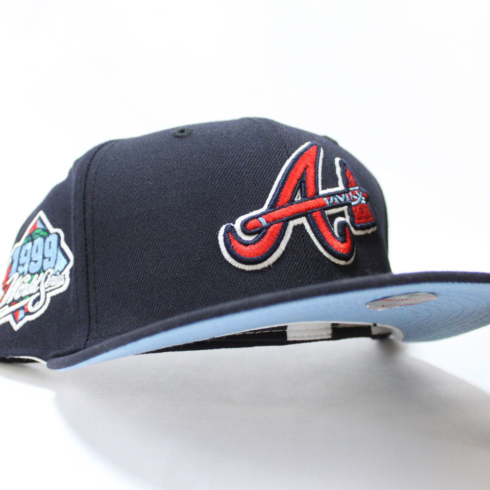 Atlanta Braves New Era Navy With The 2021 World Series Patch On Side  59FIFTY Fitted Hat