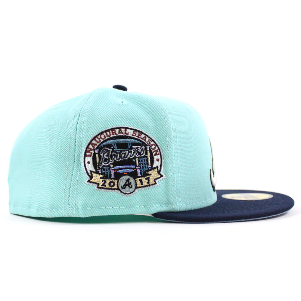 Atlanta Braves 2017 INAUG New Era 59Fifty Fitted Hat (Glow