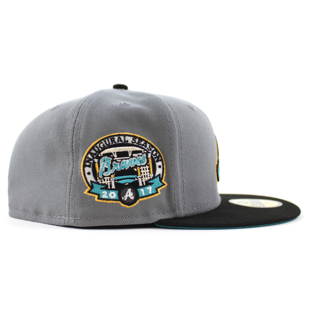New Era - MLB Grey fitted Cap - Atlanta Braves Airborn 59FIFTY World Series 96 Grey Fitted @ Fitted World By Hatstore