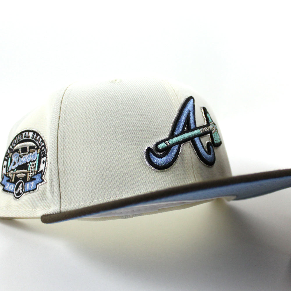 New Era Atlanta Braves Axe Logo Cooperstown Navy Cap 59fifty