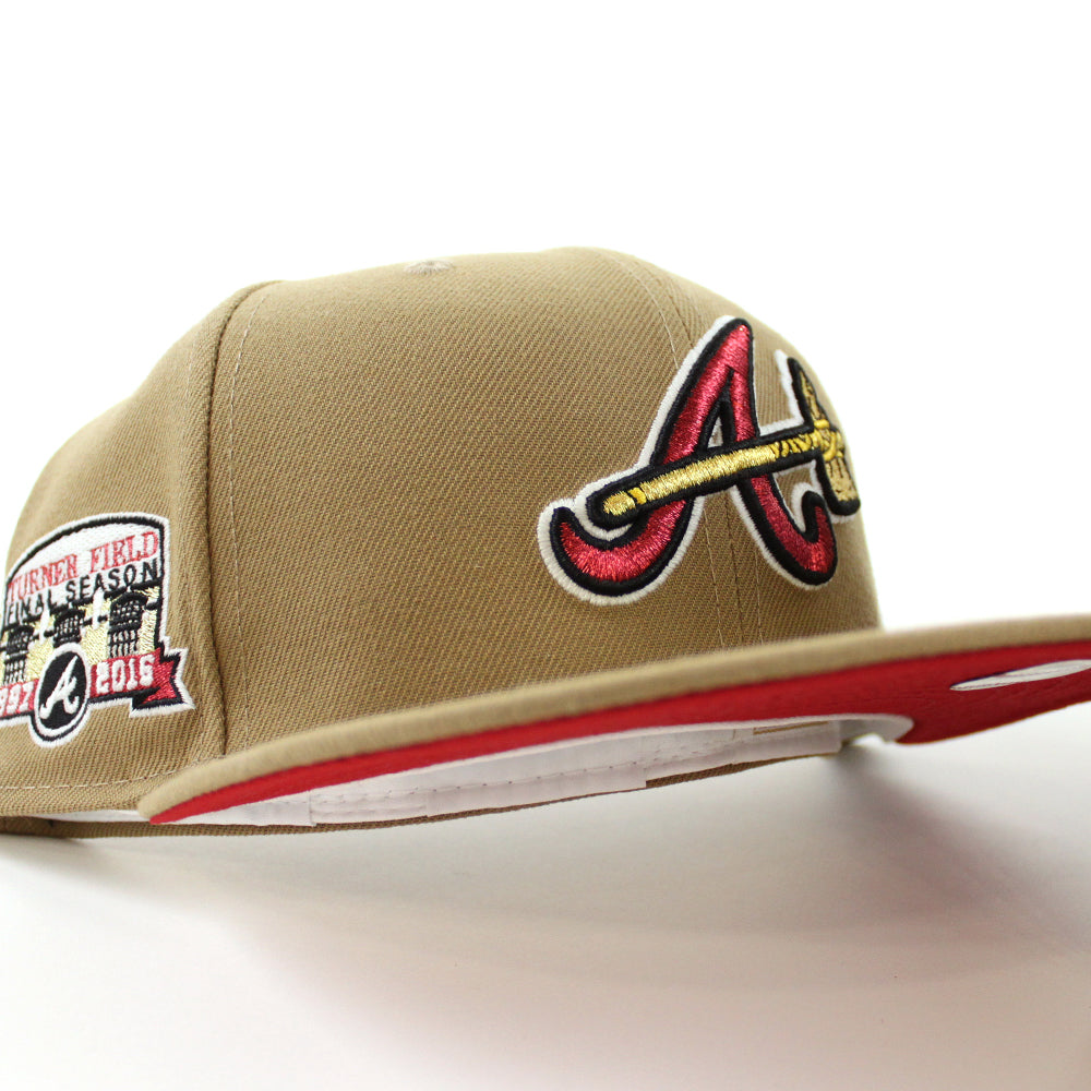 Navy and Red Atlanta Braves 3X Championship Ring New Era Fitted