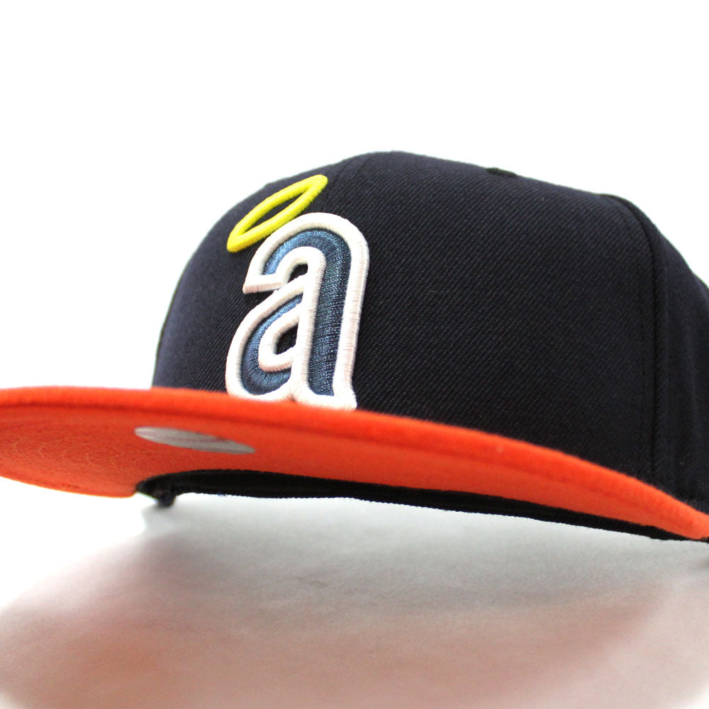 California Angels New Era 59Fifty Fitted Hat (Navy Orange Lime Muddy Blue)