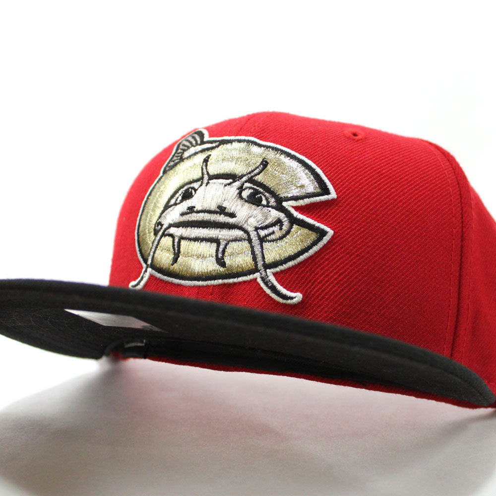 Carolina Mudcats Red New Era 5950 On-Field Cap 7 3/4